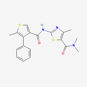 NN4-TRIMETHYL-2-(5-METHYL-4-PHENYLTHIOPHENE-3-AMIDO)-13-THIAZOLE-5-CARBOXAMIDE