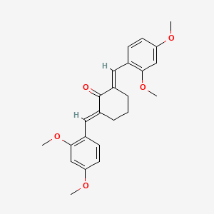 2,6-bis(2,4-dimethoxybenzylidene)cyclohexanone