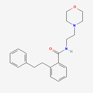 N-[2-(4-morpholinyl)ethyl]-2-(2-phenylethyl)benzamide