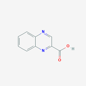 molecular formula C9H6N2O2 B048679 2-喹喔啉羧酸 CAS No. 879-65-2