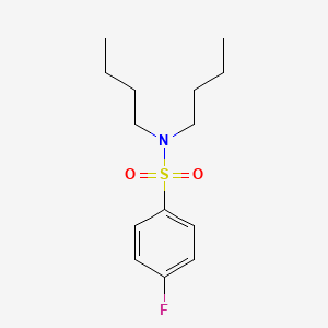 Dibutyl[(4-fluorophenyl)sulfonyl]amine