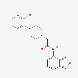 N-(2,1,3-BENZOXADIAZOL-4-YL)-2-[4-(2-METHOXYPHENYL)-1-PIPERAZINYL]ACETAMIDE