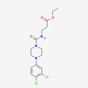 ETHYL 3-({[4-(3,4-DICHLOROPHENYL)PIPERAZINO]CARBONYL}AMINO)PROPANOATE