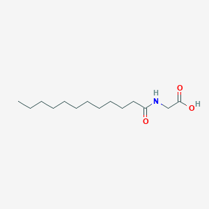 molecular formula C14H27NO3 B048683 N-月桂酰甘氨酸 CAS No. 7596-88-5