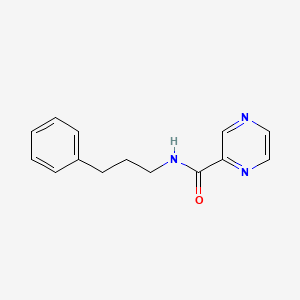 N-(3-phenylpropyl)pyrazine-2-carboxamide