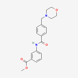 methyl 3-{[4-(4-morpholinylmethyl)benzoyl]amino}benzoate