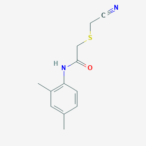 2-(cyanomethylsulfanyl)-N-(2,4-dimethylphenyl)acetamide