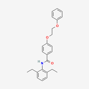 N-(2,6-diethylphenyl)-4-(2-phenoxyethoxy)benzamide