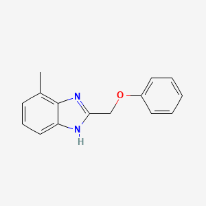 4-METHYL-2-(PHENOXYMETHYL)-1H-1,3-BENZODIAZOLE