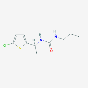 N-[1-(5-chloro-2-thienyl)ethyl]-N'-propylurea