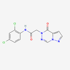 N-(2,4-DICHLOROPHENYL)-2-[4-OXOPYRAZOLO[1,5-D][1,2,4]TRIAZIN-5(4H)-YL]ACETAMIDE