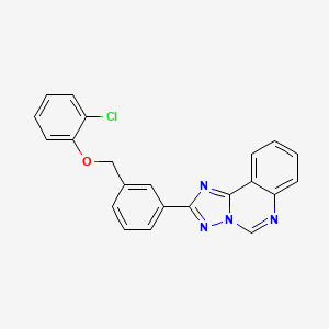 2-{3-[(2-chlorophenoxy)methyl]phenyl}[1,2,4]triazolo[1,5-c]quinazoline