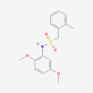 N-(2,5-dimethoxyphenyl)-1-(2-methylphenyl)methanesulfonamide