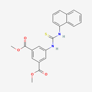 dimethyl 5-{[(1-naphthylamino)carbonothioyl]amino}isophthalate