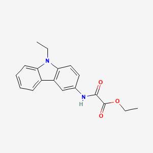 ethyl [(9-ethyl-9H-carbazol-3-yl)amino](oxo)acetate