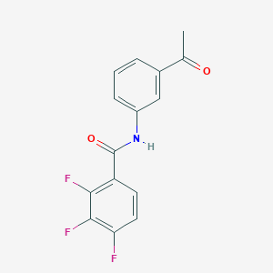 N-(3-acetylphenyl)-2,3,4-trifluorobenzamide