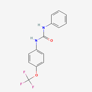 molecular formula C14H11F3N2O2 B4868972 1-Phenyl-3-(4-(trifluoromethoxy)phenyl)urea 