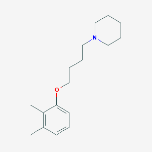 molecular formula C17H27NO B4869003 1-[4-(2,3-dimethylphenoxy)butyl]piperidine 