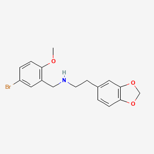 2-(1,3-benzodioxol-5-yl)-N-(5-bromo-2-methoxybenzyl)ethanamine