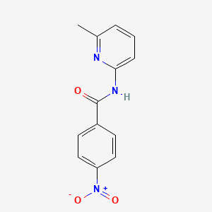 molecular formula C13H11N3O3 B4869106 N-(6-methylpyridin-2-yl)-4-nitrobenzamide CAS No. 37586-00-8