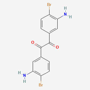 molecular formula C14H10Br2N2O2 B4869179 1,2-Bis(3-amino-4-bromophenyl)ethane-1,2-dione 