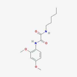 molecular formula C15H22N2O4 B4869180 N'-(2,4-dimethoxyphenyl)-N-pentyloxamide 