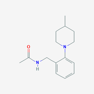 N-[2-(4-methyl-1-piperidinyl)benzyl]acetamide