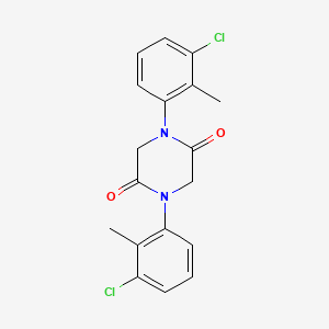 1,4-Bis(3-chloro-2-methylphenyl)piperazine-2,5-dione