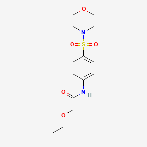 2-ETHOXY-N-[4-(MORPHOLINE-4-SULFONYL)PHENYL]ACETAMIDE