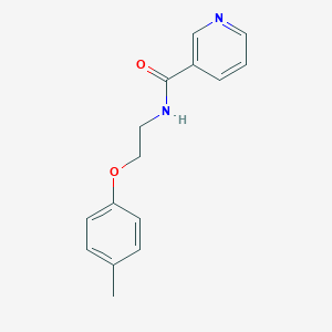 molecular formula C15H16N2O2 B4869459 N-[2-(4-methylphenoxy)ethyl]nicotinamide 