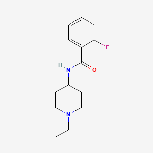 N-(1-ethylpiperidin-4-yl)-2-fluorobenzamide