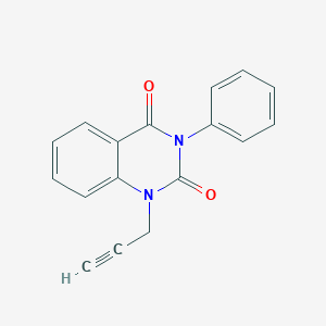 molecular formula C17H12N2O2 B4869587 3-phenyl-1-(2-propyn-1-yl)-2,4(1H,3H)-quinazolinedione 