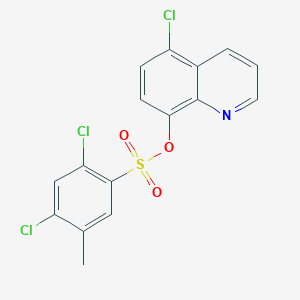 5-Chloro-8-quinolyl 2,4-dichloro-5-methylbenzenesulfonate