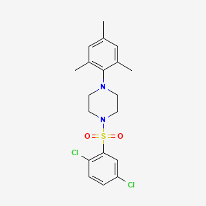 1-(2,5-Dichlorophenyl)sulfonyl-4-(2,4,6-trimethylphenyl)piperazine