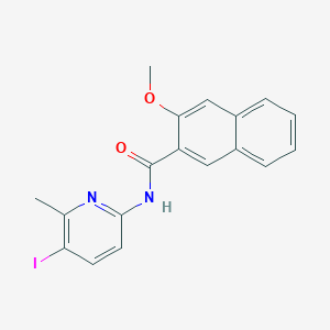 N-(5-iodo-6-methylpyridin-2-yl)-3-methoxynaphthalene-2-carboxamide