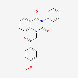 1-(2-(4-methoxyphenyl)-2-oxoethyl)-3-phenylquinazoline-2,4(1H,3H)-dione