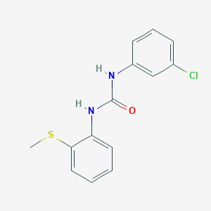 N-(3-chlorophenyl)-N'-[2-(methylthio)phenyl]urea