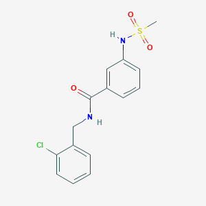 N-(2-chlorobenzyl)-3-[(methylsulfonyl)amino]benzamide