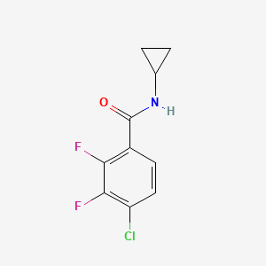 4-chloro-N-cyclopropyl-2,3-difluorobenzamide