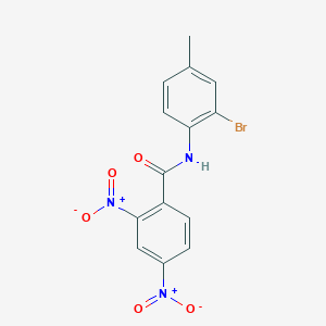 N-(2-bromo-4-methylphenyl)-2,4-dinitrobenzamide