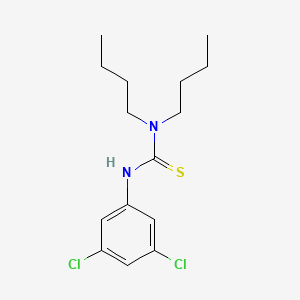 molecular formula C15H22Cl2N2S B4870197 N,N-dibutyl-N'-(3,5-dichlorophenyl)thiourea 