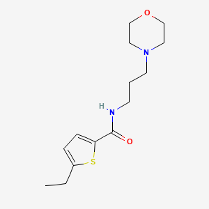 5-ethyl-N-[3-(morpholin-4-yl)propyl]thiophene-2-carboxamide