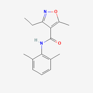 N-(2,6-dimethylphenyl)-3-ethyl-5-methyl-4-isoxazolecarboxamide