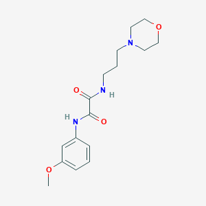 N-(3-methoxyphenyl)-N'-[3-(4-morpholinyl)propyl]ethanediamide