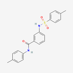 N-(4-methylphenyl)-3-{[(4-methylphenyl)sulfonyl]amino}benzamide