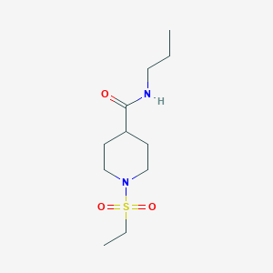 1-(ethylsulfonyl)-N-propylpiperidine-4-carboxamide