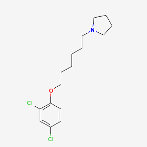 1-[6-(2,4-dichlorophenoxy)hexyl]pyrrolidine