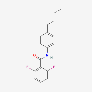 molecular formula C17H17F2NO B4870494 N-(4-butylphenyl)-2,6-difluorobenzamide 