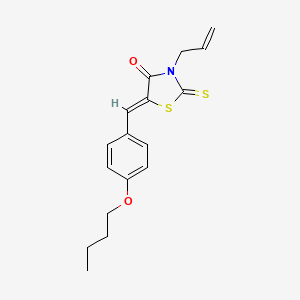 3-allyl-5-(4-butoxybenzylidene)-2-thioxo-1,3-thiazolidin-4-one