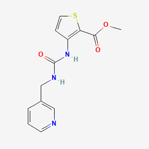 molecular formula C13H13N3O3S B4870567 METHYL 3-({[(3-PYRIDYLMETHYL)AMINO]CARBONYL}AMINO)-2-THIOPHENECARBOXYLATE 